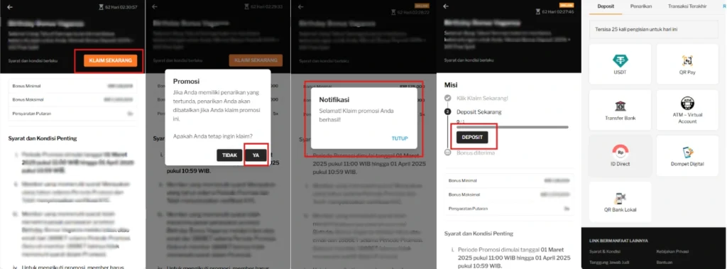 Cara Mengikuti Welcome Bonus 50%