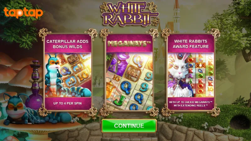 Fitur Cascading Reels - White Rabbit Megaways - TapTap